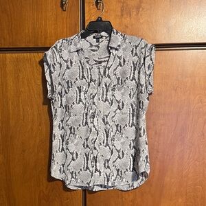 Express Snake Print Top